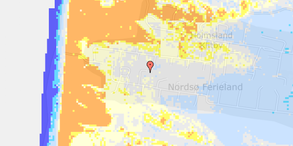 Ekstrem regn på Nordsø Ferievej 84