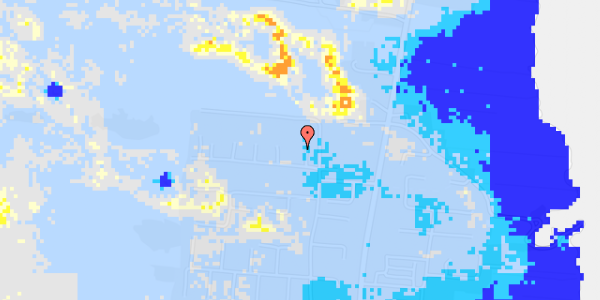 Ekstrem regn på Sivbjerg 57