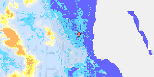 Ekstrem regn på Kr Madsens Vej 23