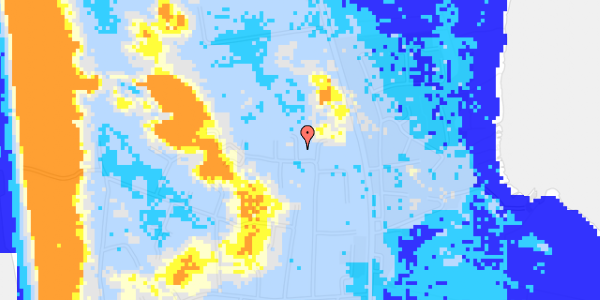 Ekstrem regn på Baunebjergvej 66