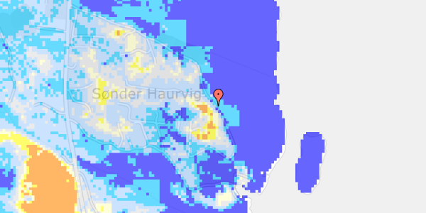 Ekstrem regn på Tornbjerrevej 72