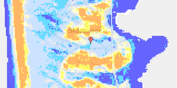 Ekstrem regn på Skodbjergevej 32