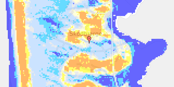 Ekstrem regn på Skodbjergevej 34