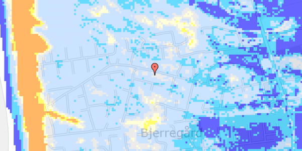 Ekstrem regn på Bjerregårdsvej 181B