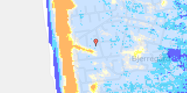 Ekstrem regn på Bjerregårdsvej 363