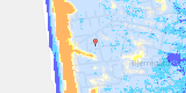 Ekstrem regn på Bjerregårdsvej 367