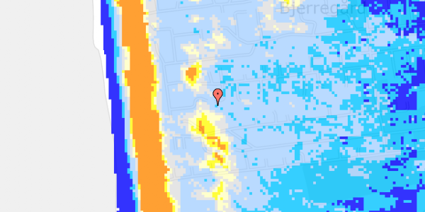 Ekstrem regn på Dortheasvej 87