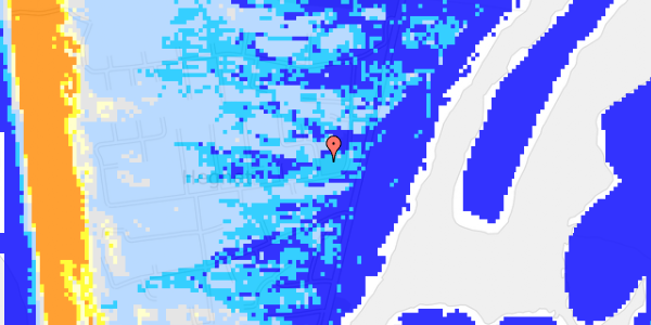 Ekstrem regn på Arvidvej 198