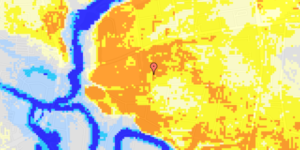 Ekstrem regn på Elme Alle 12