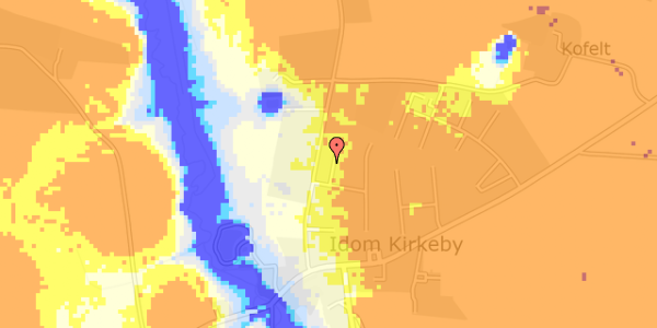 Ekstrem regn på Estrupvej 64