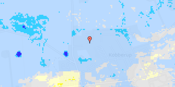 Ekstrem regn på Kobberupvej 209