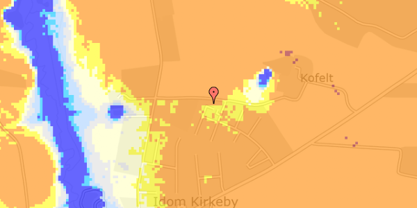 Ekstrem regn på Kofeltvej 117