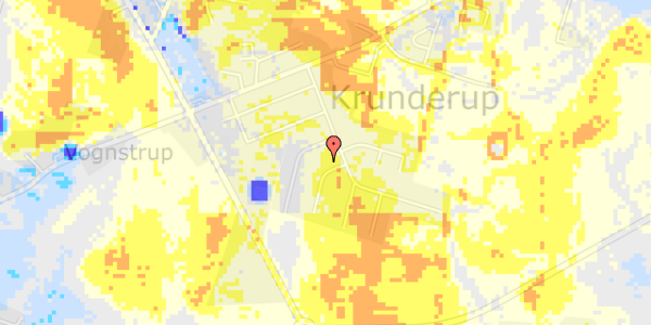 Ekstrem regn på Krunderupparken 72