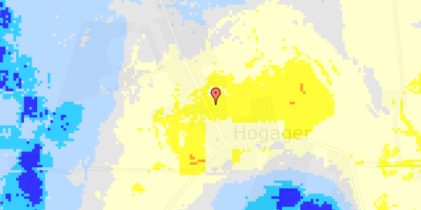 Ekstrem regn på Langgade 71