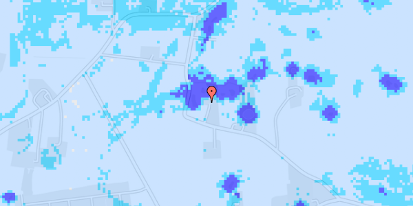 Ekstrem regn på Nørrebjergvej 6