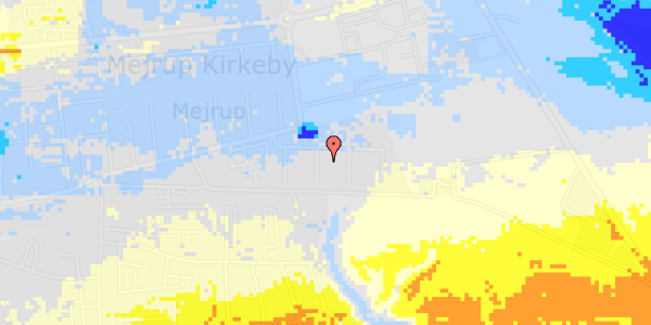 Ekstrem regn på Provst Lønstrups Vej 30