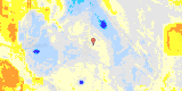 Ekstrem regn på Skinbjergvej 8