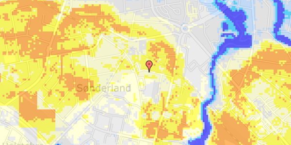 Ekstrem regn på Sydbanevej 11