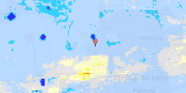 Ekstrem regn på Vester Kirkebakke 6