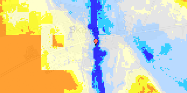 Ekstrem regn på Viborgvej 236