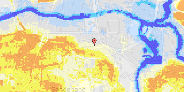 Ekstrem regn på Ørstedsvej 26