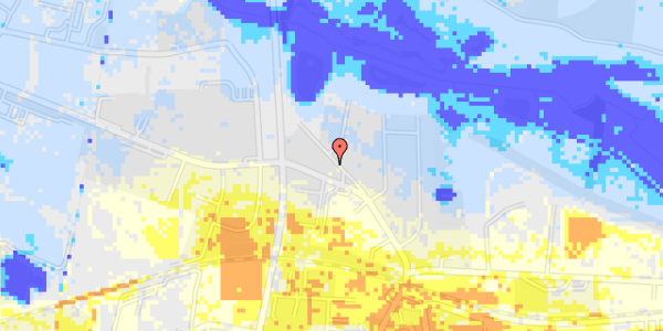 Ekstrem regn på Bøge Alle 3