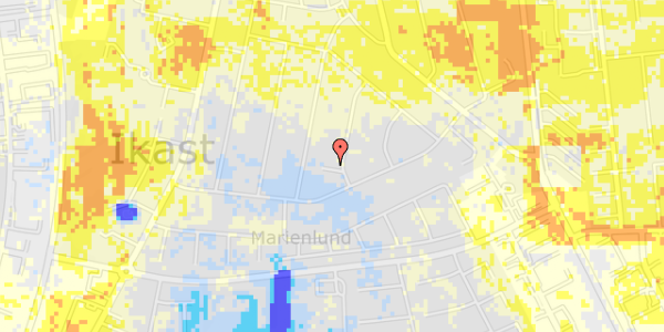 Ekstrem regn på Karl Smeds Vej 34