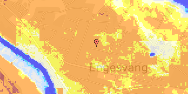 Ekstrem regn på Kastanie Alle 27