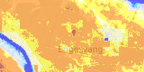 Ekstrem regn på Kastanie Alle 37