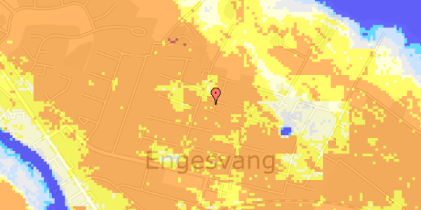 Ekstrem regn på Kastanie Alle 40