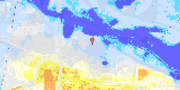 Ekstrem regn på Pile Alle 8