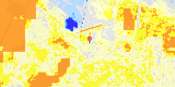 Ekstrem regn på Vestre Alle 21