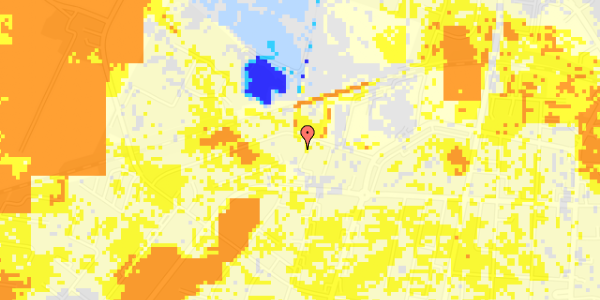 Ekstrem regn på Vestre Alle 27B