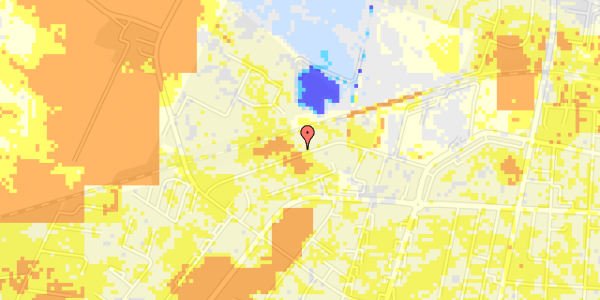 Ekstrem regn på Vestre Alle 34