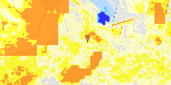 Ekstrem regn på Vestre Alle 49