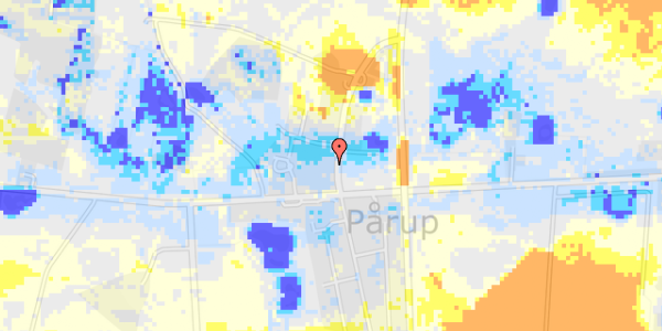 Ekstrem regn på Viborgvej 7