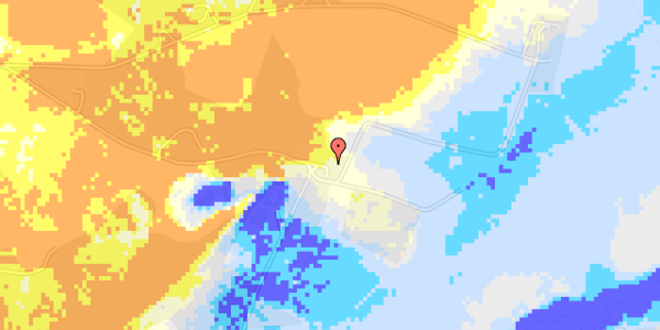 Ekstrem regn på Bavnehøjvej 12