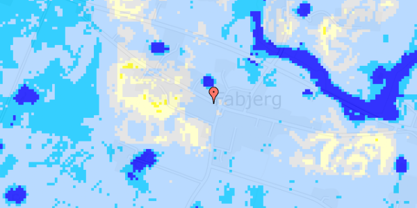 Ekstrem regn på Fabjergstad 46