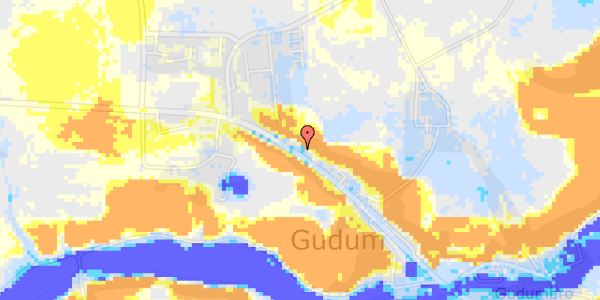 Ekstrem regn på Fabjergvej 183