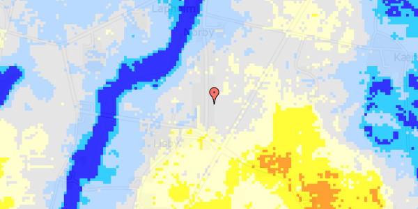 Ekstrem regn på Fjaltringbyvej 73