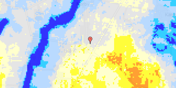 Ekstrem regn på Fjaltringbyvej 79