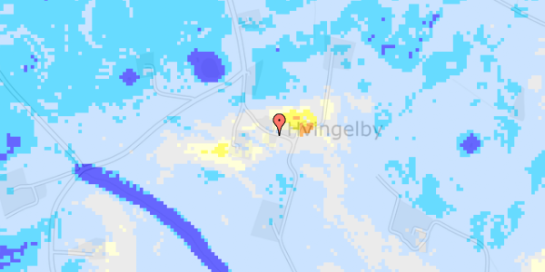 Ekstrem regn på Hvingelbyvej 15