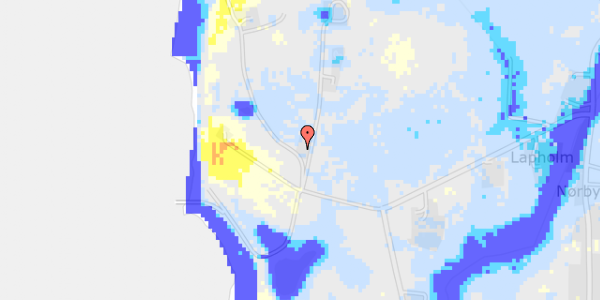 Ekstrem regn på Højmarkvej 3