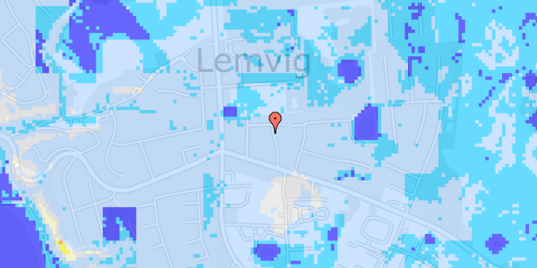 Ekstrem regn på Landbolystvej 10