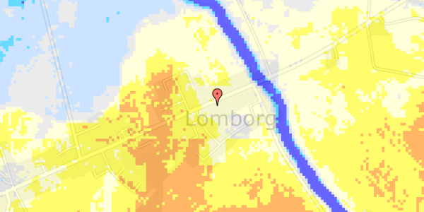 Ekstrem regn på Lomborgvej 61