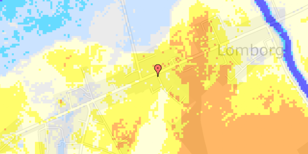 Ekstrem regn på Lomborgvej 93