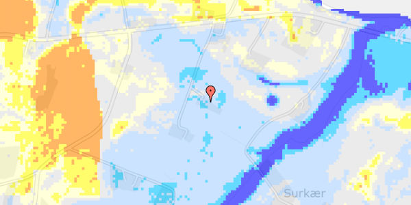 Ekstrem regn på Remmerstrandvej 40