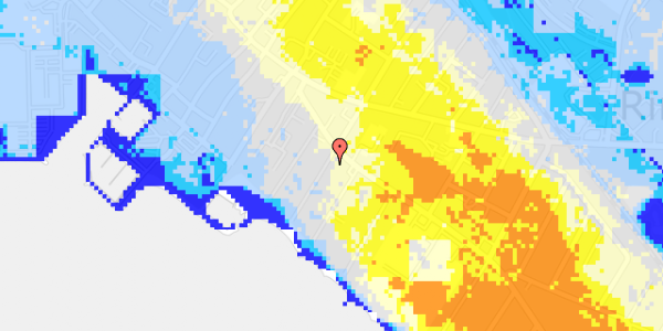 Ekstrem regn på Fjord Alle 17, 2. 