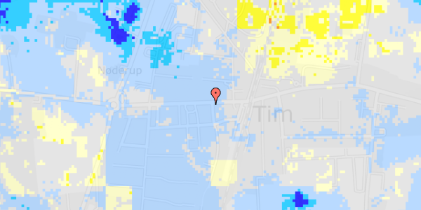 Ekstrem regn på Hovedgaden 34