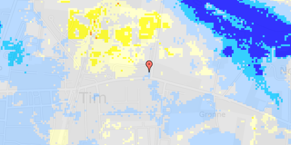 Ekstrem regn på Hovedgaden 59